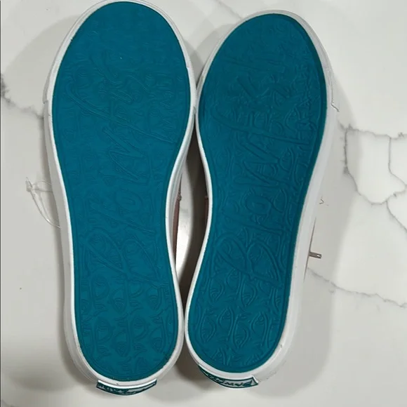 Blowfish Pink Canvas Sneakers with Lace-Up Design - Picture 3 of 4